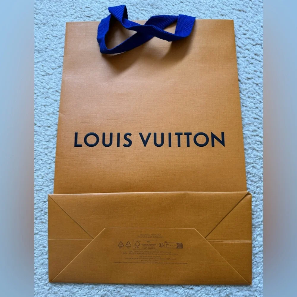 Louis Vuitton Orange shopping bag